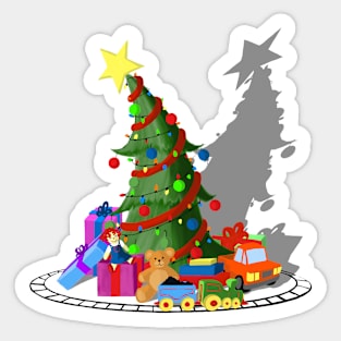 Under The Christmas Tree Sticker